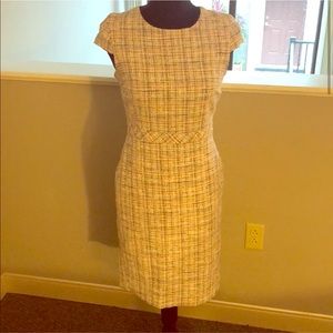 Pink, White & Black Banana Republic Dress